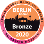 BERLIN GOOA BRONZE AWARD IN PACKAGING FROM BERLIN OLIVE OIL AWARDS